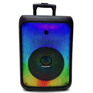 Caixa de Som Bluetooth Ecopower Portátil com LED RGB