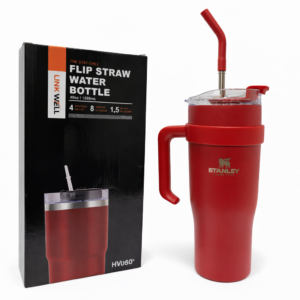 Copo Térmico com Canudo Flip Straw – 1200ml